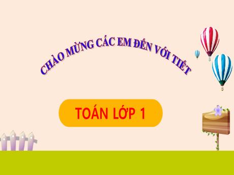 Bài giảng Toán Lớp 1 (Kết nối tri thức) - Bài: Tách ra còn lại mấy
