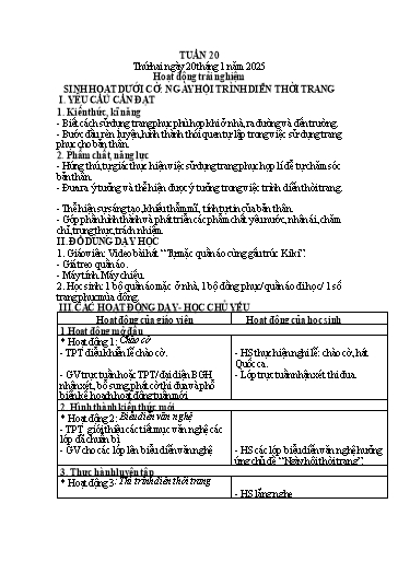 Kế hoạch bài dạy Lớp 1 - Tuần 20 (Thứ 2,3,4) - Năm học 2024-2025 - Nguyễn Thị Ánh Tuyết