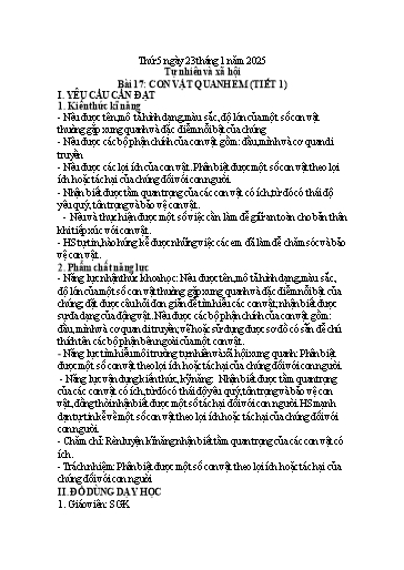 Kế hoạch bài dạy Lớp 1 - Tuần 20 (Thứ 5,6) - Năm học 2024-2025 - Nguyễn Thị Ánh Tuyết