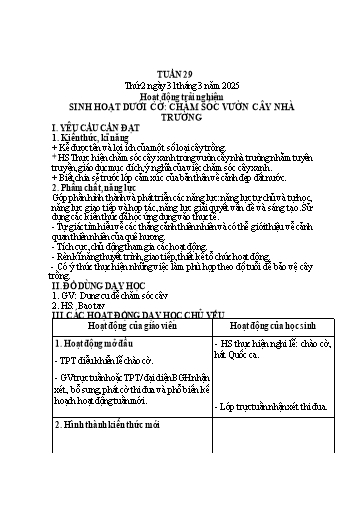 Kế hoạch bài dạy Lớp 1 - Tuần 29 (Thứ 2,3,4) - Năm học 2024-2025 - Trần Thị Thanh Hương